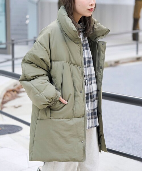 セール】撥水モンスター中綿ジャケット（ミドル丈）【Youtube紹介