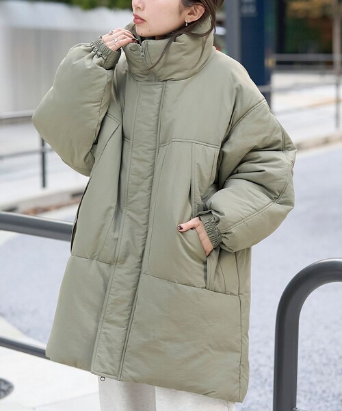 セール】撥水モンスター中綿ジャケット（ミドル丈）【Youtube紹介