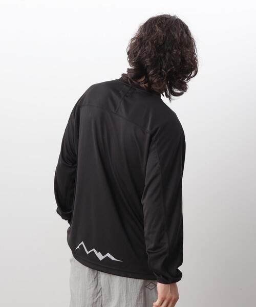 MANASTASH（マナスタッシュ）の「MANASTASH/マナスタッシュ　REF. LOGO TECH L/S TOP/テックロンT（Tシャツ/カットソー・メンズ・ブラック/モスグリーン/ネイビー・S/L/M/XL）」の6枚目の写真