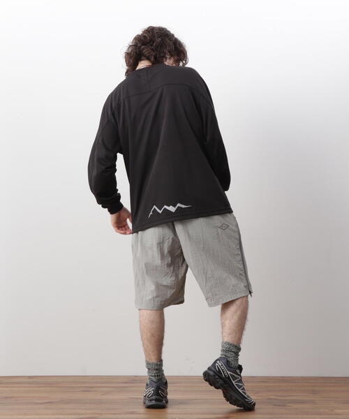 MANASTASH（マナスタッシュ）の「MANASTASH/マナスタッシュ　REF. LOGO TECH L/S TOP/テックロンT（Tシャツ/カットソー・メンズ・ブラック/モスグリーン/ネイビー・S/L/M/XL）」の8枚目の写真