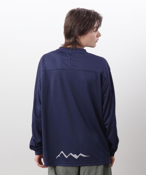 MANASTASH（マナスタッシュ）の「MANASTASH/マナスタッシュ　REF. LOGO TECH L/S TOP/テックロンT（Tシャツ/カットソー・メンズ・ブラック/モスグリーン/ネイビー・S/L/M/XL）」の10枚目の写真