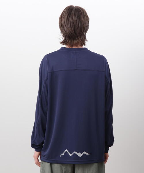 MANASTASH（マナスタッシュ）の「MANASTASH/マナスタッシュ　REF. LOGO TECH L/S TOP/テックロンT（Tシャツ/カットソー・メンズ・ブラック/モスグリーン/ネイビー・S/L/M/XL）」の13枚目の写真