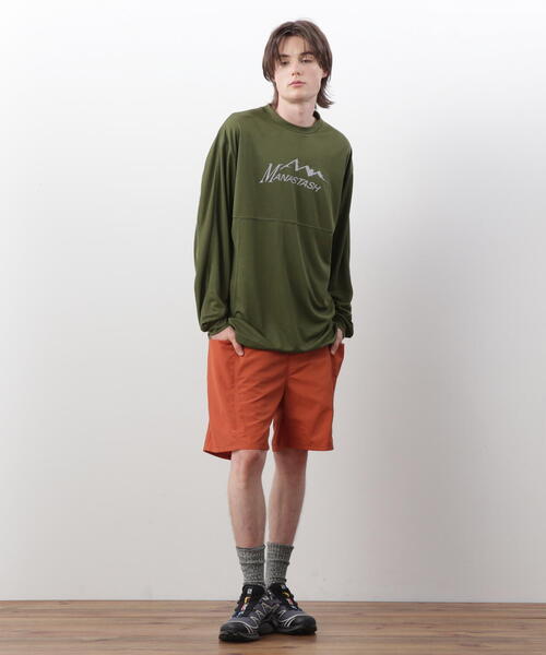 MANASTASH（マナスタッシュ）の「MANASTASH/マナスタッシュ　REF. LOGO TECH L/S TOP/テックロンT（Tシャツ/カットソー・メンズ・ブラック/モスグリーン/ネイビー・S/L/M/XL）」の21枚目の写真