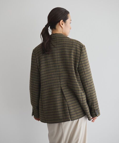 GARAGE OF GOOD CLOTHING（ガレージオブグッドクロージング）の「フランネルツイードジャケット（テーラードジャケット・レディース・ブラウン・M）」の11枚目の写真