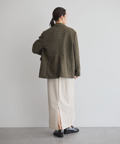 GARAGE OF GOOD CLOTHING（ガレージオブグッドクロージング）の「フランネルツイードジャケット（テーラードジャケット・レディース・ブラウン・M）」の13枚目の写真