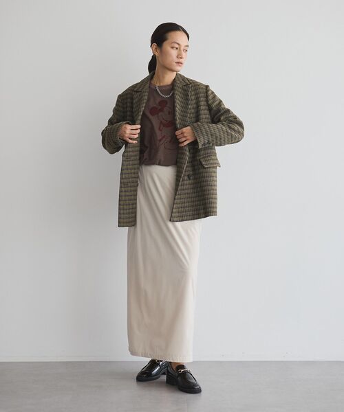 GARAGE OF GOOD CLOTHING（ガレージオブグッドクロージング）の「フランネルツイードジャケット（テーラードジャケット・レディース・ブラウン・M）」の15枚目の写真