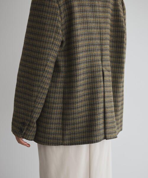 GARAGE OF GOOD CLOTHING（ガレージオブグッドクロージング）の「フランネルツイードジャケット（テーラードジャケット・レディース・ブラウン・M）」の8枚目の写真