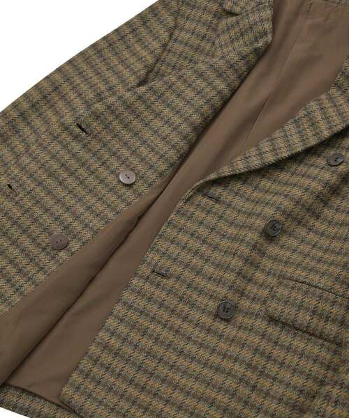 GARAGE OF GOOD CLOTHING（ガレージオブグッドクロージング）の「フランネルツイードジャケット（テーラードジャケット・レディース・ブラウン・M）」の6枚目の写真