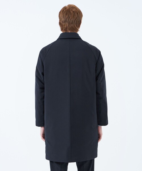 MACKINTOSH PHILOSOPHY（ﾏｯｷﾝﾄｯｼｭ ﾌｨﾛｿﾌｨｰ）の「トロッター LOXLEY(ロクスリー) ウーリーツイル（ステンカラーコート・メンズ・ブラック/ダークネイビー・38/40）」の7枚目の写真