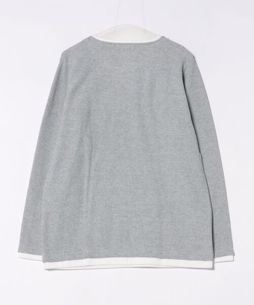 VENCEEXCHANGE(ヴァンスエクスチェンジ)の「キーネックプル(Tシャツ/カットソー・メンズ・グリーン/ブルー/グレー・LL/L/M)」の4枚目の写真