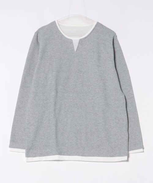 VENCEEXCHANGE(ヴァンスエクスチェンジ)の「キーネックプル(Tシャツ/カットソー・メンズ・グリーン/ブルー/グレー・LL/L/M)」の12枚目の写真