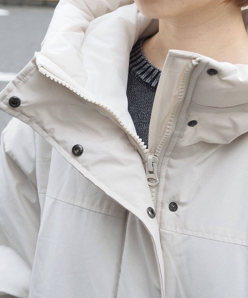 tiptop（ティップトップ）の「【ZOZO限定アイテム】中綿モンスターフードブルゾン（ブルゾン・レディース・ブラック/アイボリー・FREE）」の20枚目の写真