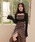 M DOLLY�i�G���h���[�j�́u*M DOLLY original* check angelica long dress/�`�F�b�N�A���W�F���J�����O�h���X�i�����s�[�X�j�v�b�u���b�N