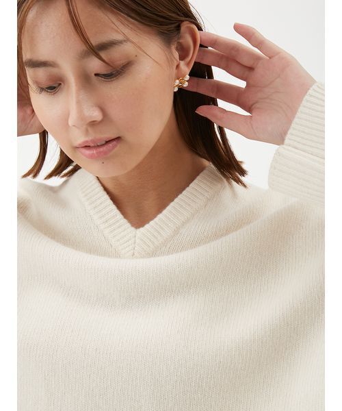 Mila Owen(ミラオーウェン)の「モチーフパールストーンピアス(ピアス(両耳用)・レディース・ゴールド/シルバー・F)」の10枚目の写真