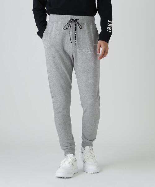 セール】【PEARLY GATES】ジグザグ裏毛ジャガードジョガーパンツ