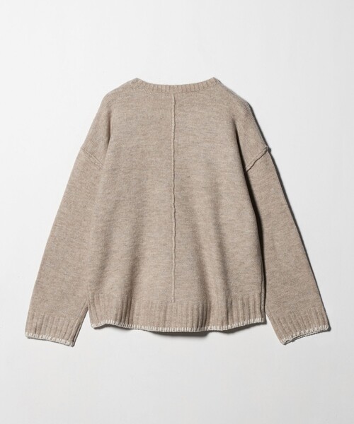 A DAY IN THE LIFE UNITED ARROWS(アデイインザライフユナイテッドアローズ)の「ブランケットステッチ クルーネックニット <A DAY IN THE LIFE>(ニット/セーター・レディース・グレー系/ナチュラル/ネイビー/ピンク・FREE)」の12枚目の写真