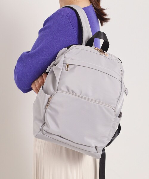 ITS'DEMO（イッツデモ）の「【A4／7ポケット】口金リュック（バック