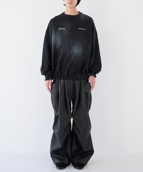 SHINYAKOZUKA（シンヤコヅカ）の「【SHINYAKOZUKA/シンヤコズカ】別注ORDINARY HOME HIS CREW (ISSUE#7)（スウェット・メンズ・ホワイト/ブラック・S/M）」の6枚目の写真