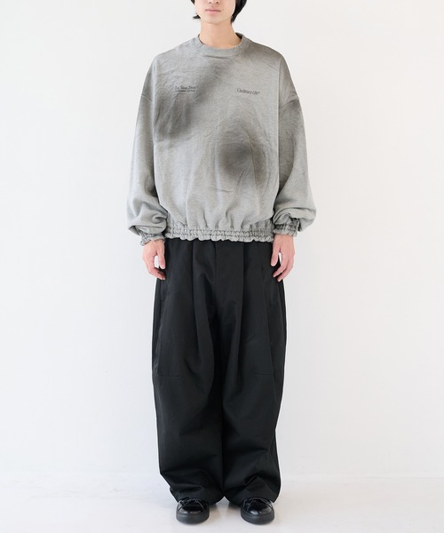 SHINYAKOZUKA（シンヤコヅカ）の「【SHINYAKOZUKA/シンヤコズカ】別注ORDINARY HOME HIS CREW (ISSUE#7)（スウェット・メンズ・ホワイト/ブラック・S/M）」の5枚目の写真