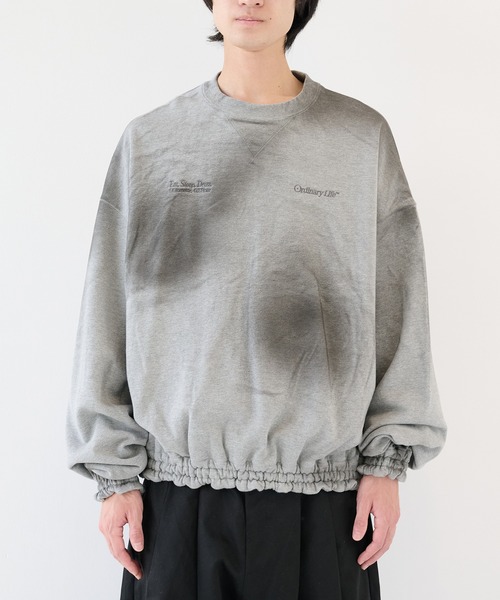 SHINYAKOZUKA（シンヤコヅカ）の「【SHINYAKOZUKA/シンヤコズカ】別注ORDINARY HOME HIS CREW (ISSUE#7)（スウェット・メンズ・ホワイト/ブラック・S/M）」の7枚目の写真