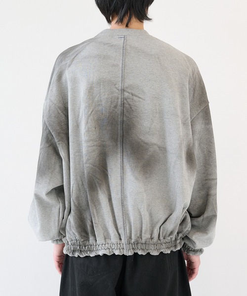 SHINYAKOZUKA（シンヤコヅカ）の「【SHINYAKOZUKA/シンヤコズカ】別注ORDINARY HOME HIS CREW (ISSUE#7)（スウェット・メンズ・ホワイト/ブラック・S/M）」の9枚目の写真