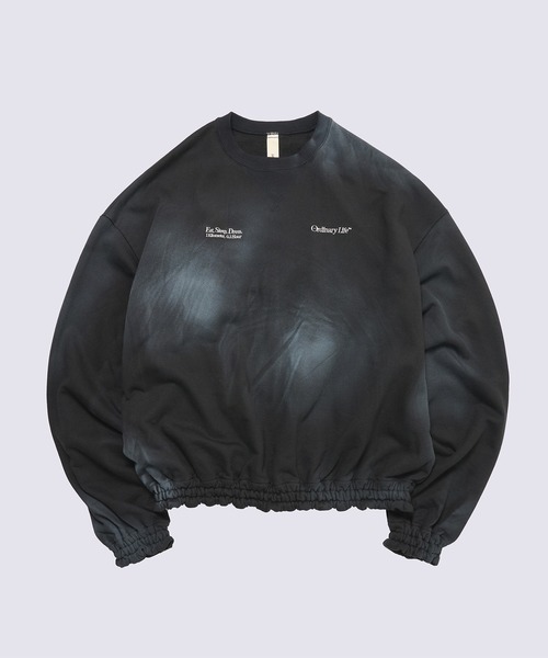 SHINYAKOZUKA（シンヤコヅカ）の「【SHINYAKOZUKA/シンヤコズカ】別注ORDINARY HOME HIS CREW (ISSUE#7)（スウェット・メンズ・ホワイト/ブラック・S/M）」の16枚目の写真