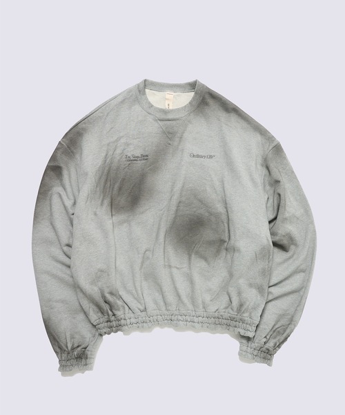 SHINYAKOZUKA（シンヤコヅカ）の「【SHINYAKOZUKA/シンヤコズカ】別注ORDINARY HOME HIS CREW (ISSUE#7)（スウェット・メンズ・ホワイト/ブラック・S/M）」の15枚目の写真