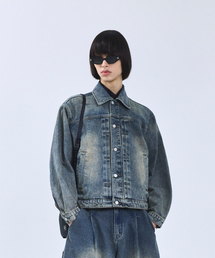 STANDARDERROR（スタンダードエラー）の「87-STAN120 [ニュートロ] ソリッドウォッシングホルダーデニムジャケットヴィンテージイエロー（デニムジャケット）」