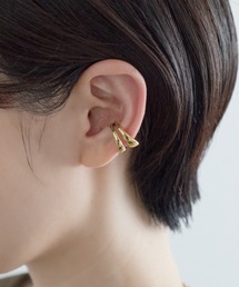 ciite'（シーテ）の「【 金属アレルギー対応 】ダブルライン イヤーカフ サージカルステンレス（片耳用）（イヤーカフ）」