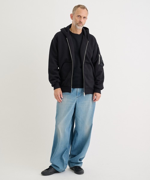 CINOH/チノ】別注 CIGAR POCKET ZIP UP HOODIE（パーカー）｜CINOH