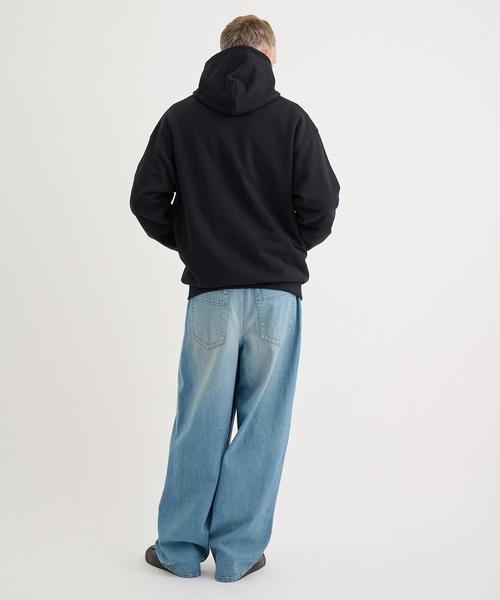 CINOH(チノ)の「【CINOH/チノ】別注 CIGAR POCKET ZIP UP HOODIE(パーカー・メンズ・ホワイト/ブラック・44/46/48)」の18枚目の写真