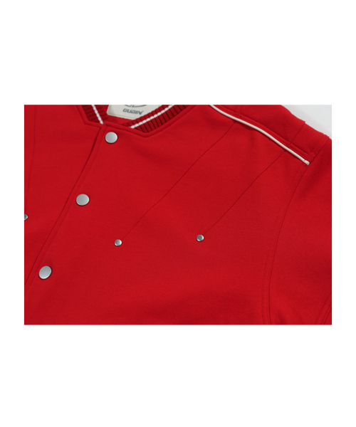 GUBIN(グビン)の「ラインスタッドベースボールジャケット - レッド(スタジャン・レディース・その他・LARGE/MEDIUM)」の5枚目の写真