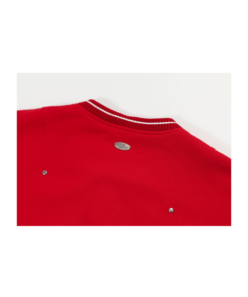 GUBIN(グビン)の「ラインスタッドベースボールジャケット - レッド(スタジャン・レディース・その他・LARGE/MEDIUM)」の8枚目の写真