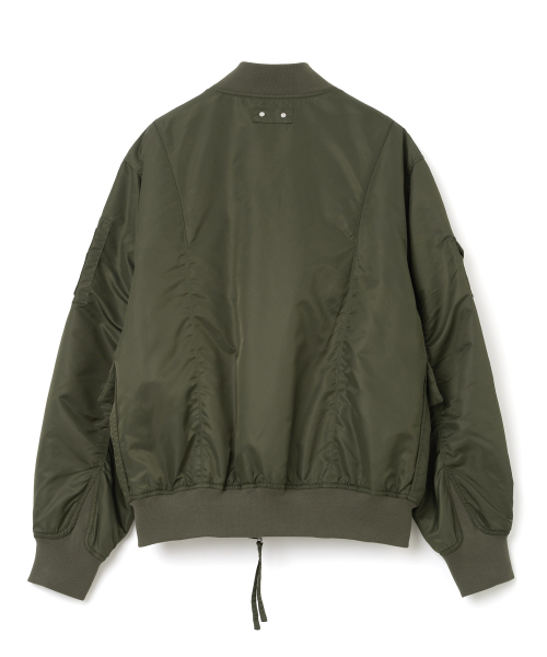 MILLO WOMEN（ミロウーマン）の「ブレンディッドフライトジャケット [カーキ]（ブルゾン・レディース・その他・SMALL/MEDIUM）」の2枚目の写真
