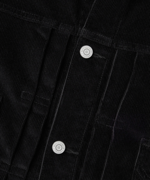 OUTSTANDING(アウトスタンディング)の「CORDUROY 2ND JACKET_BLACK(デニムジャケット・メンズ・その他・SMALL/MEDIUM/LARGE)」の5枚目の写真
