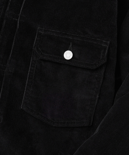 OUTSTANDING(アウトスタンディング)の「CORDUROY 2ND JACKET_BLACK(デニムジャケット・メンズ・その他・SMALL/MEDIUM/LARGE)」の4枚目の写真