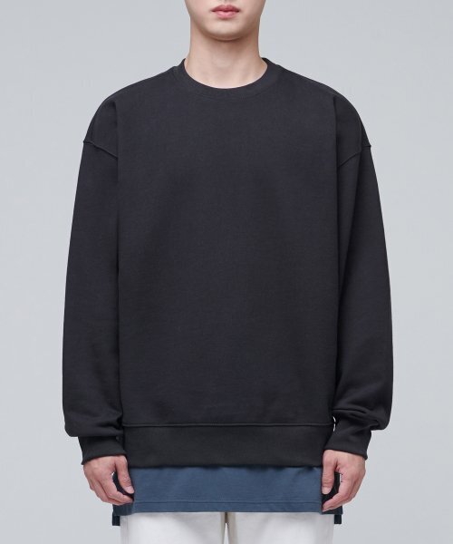 MUSINSA STANDARD（ムシンサスタンダード）の「レイヤードスリーブレストップ_ロング丈 [ミッドナイトブルー]（Tシャツ/カットソー・メンズ・その他・SMALL）」の3枚目の写真