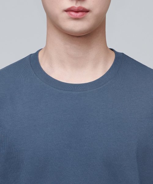 MUSINSA STANDARD（ムシンサスタンダード）の「レイヤードスリーブレストップ_ロング丈 [ミッドナイトブルー]（Tシャツ/カットソー・メンズ・その他・SMALL）」の5枚目の写真