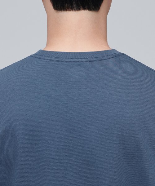 MUSINSA STANDARD（ムシンサスタンダード）の「レイヤードスリーブレストップ_ロング丈 [ミッドナイトブルー]（Tシャツ/カットソー・メンズ・その他・SMALL）」の6枚目の写真