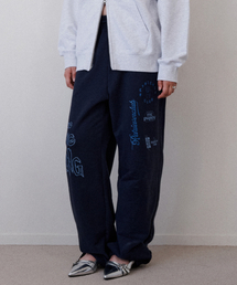 MULTI LOGO PANTS [NAVY]