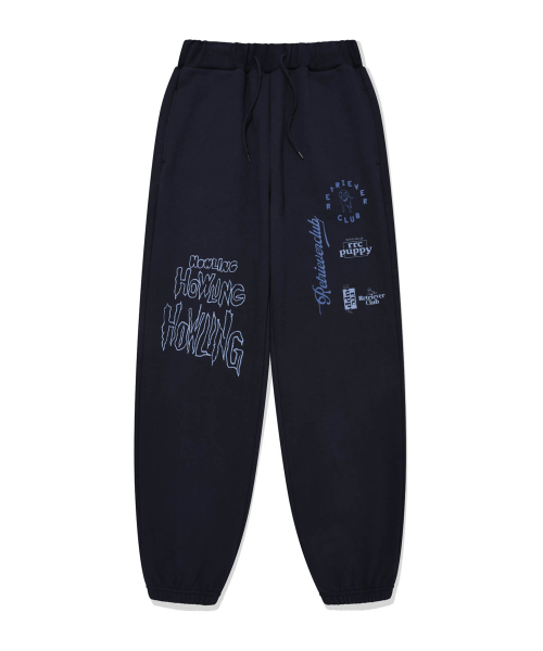Retriever Club（レトリーバークラブ）の「MULTI LOGO PANTS [NAVY]（スウェットパンツ・メンズ・その他・MEDIUM/LARGE/X-LARGE）」の2枚目の写真