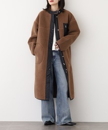 OMNES（オムネス）の「ボンディングボア ロングコート（その他アウター）」