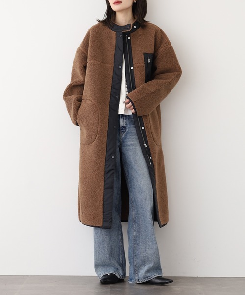 セール】ボンディングボア ロングコート（その他アウター）｜OMNES