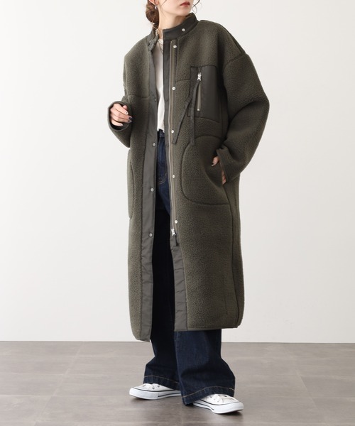 セール】ボンディングボア ロングコート（その他アウター）｜OMNES