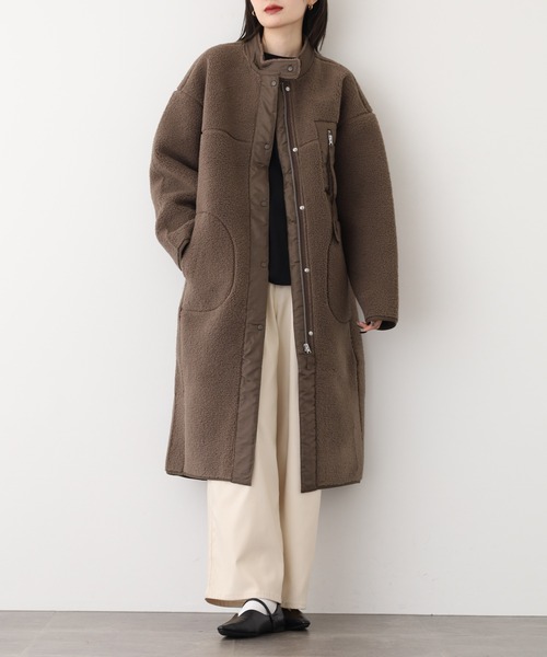 セール】ボンディングボア ロングコート（その他アウター）｜OMNES