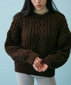 AFB / エーエフビー FUR ALAN KNIT HOODIE（パーカー）｜AFB