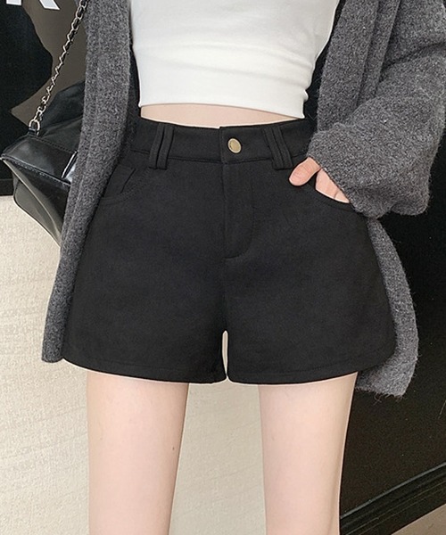 HALEY PESCA（ヘーリーペスカ）の「HALEY PESCA/スエードライク　マイクロミニ丈パンツ（その他パンツ・レディース・ブラック/ブラウン・SMALL/MEDIUM）」の6枚目の写真