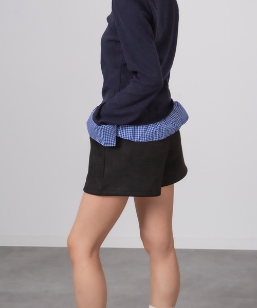 HALEY PESCA（ヘーリーペスカ）の「HALEY PESCA/スエードライク　マイクロミニ丈パンツ（その他パンツ・レディース・ブラック/ブラウン・SMALL/MEDIUM）」の9枚目の写真