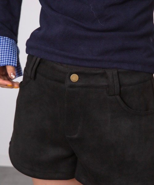 HALEY PESCA（ヘーリーペスカ）の「HALEY PESCA/スエードライク　マイクロミニ丈パンツ（その他パンツ・レディース・ブラック/ブラウン・SMALL/MEDIUM）」の10枚目の写真