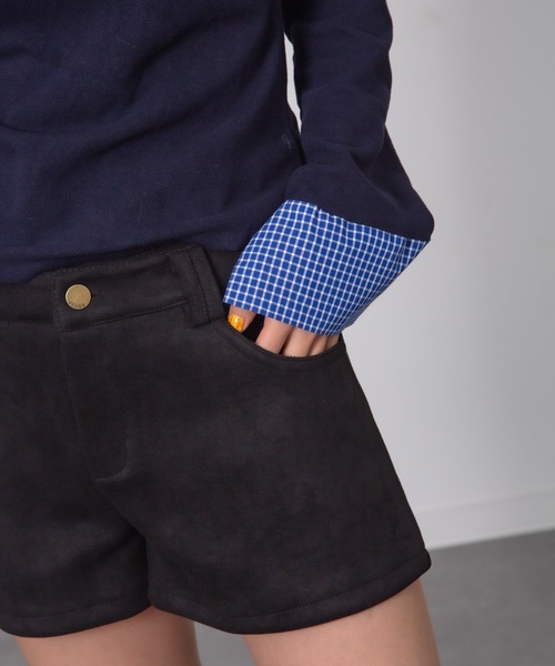 HALEY PESCA（ヘーリーペスカ）の「HALEY PESCA/スエードライク　マイクロミニ丈パンツ（その他パンツ・レディース・ブラック/ブラウン・SMALL/MEDIUM）」の11枚目の写真